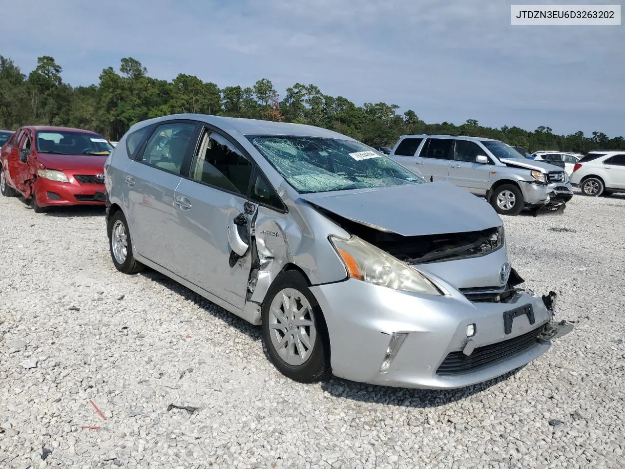 2013 Toyota Prius V VIN: JTDZN3EU6D3263202 Lot: 76354864