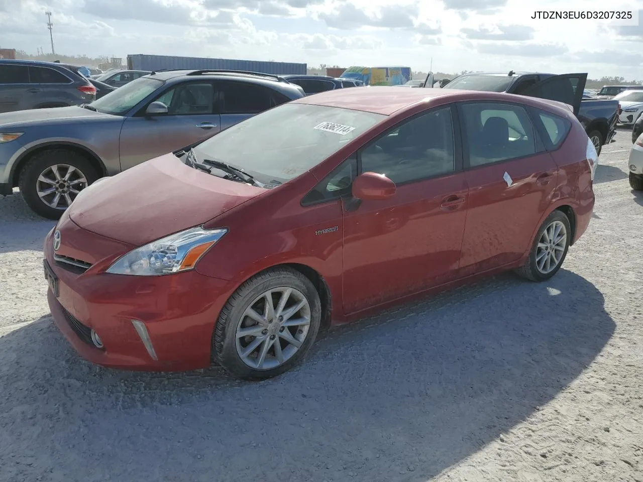 2013 Toyota Prius V VIN: JTDZN3EU6D3207325 Lot: 76362114