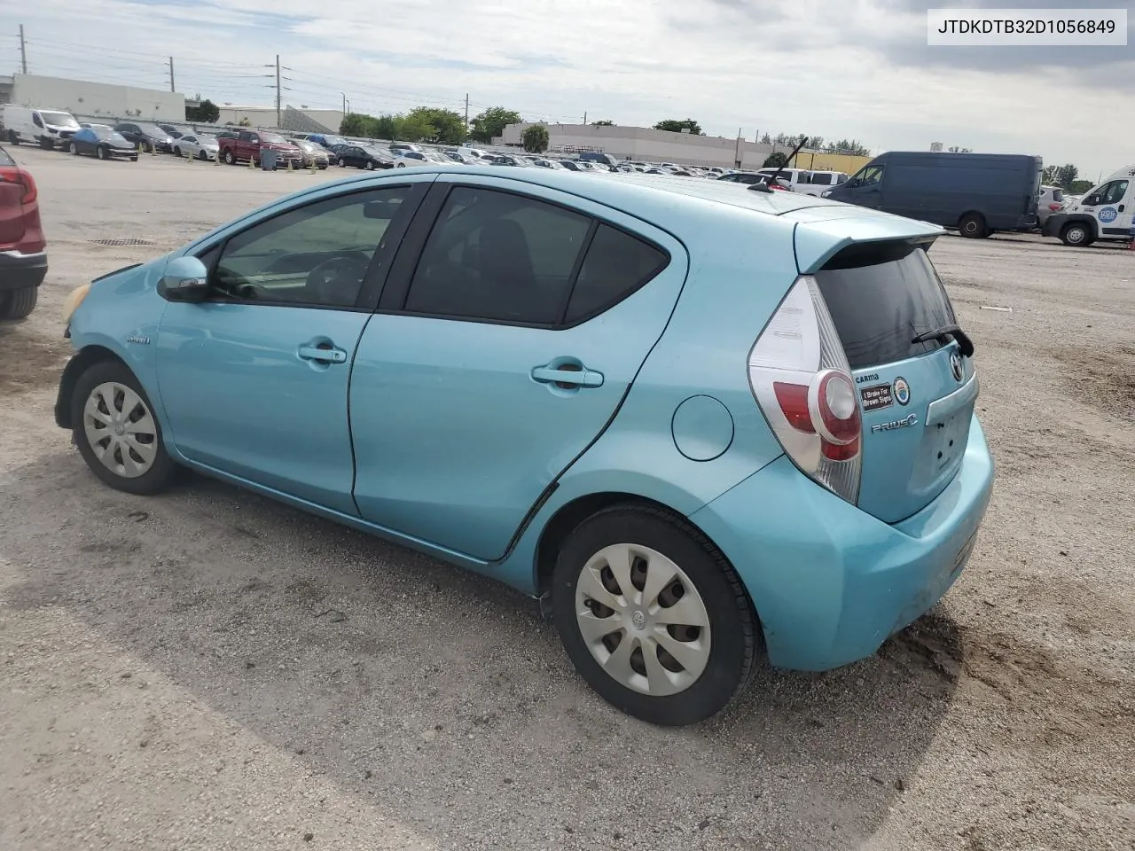 2013 Toyota Prius C VIN: JTDKDTB32D1056849 Lot: 76394774