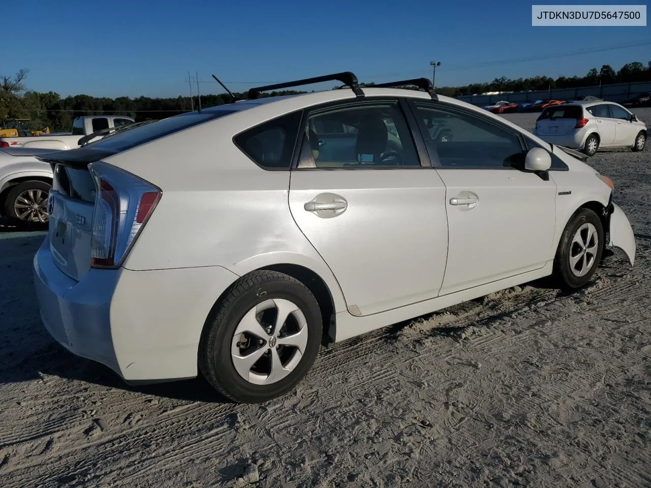 2013 Toyota Prius VIN: JTDKN3DU7D5647500 Lot: 76399654