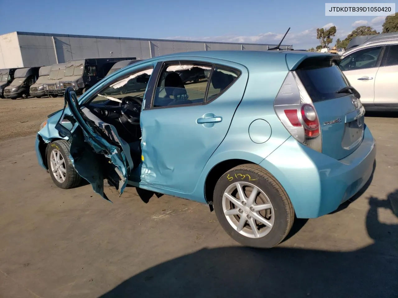 JTDKDTB39D1050420 2013 Toyota Prius C