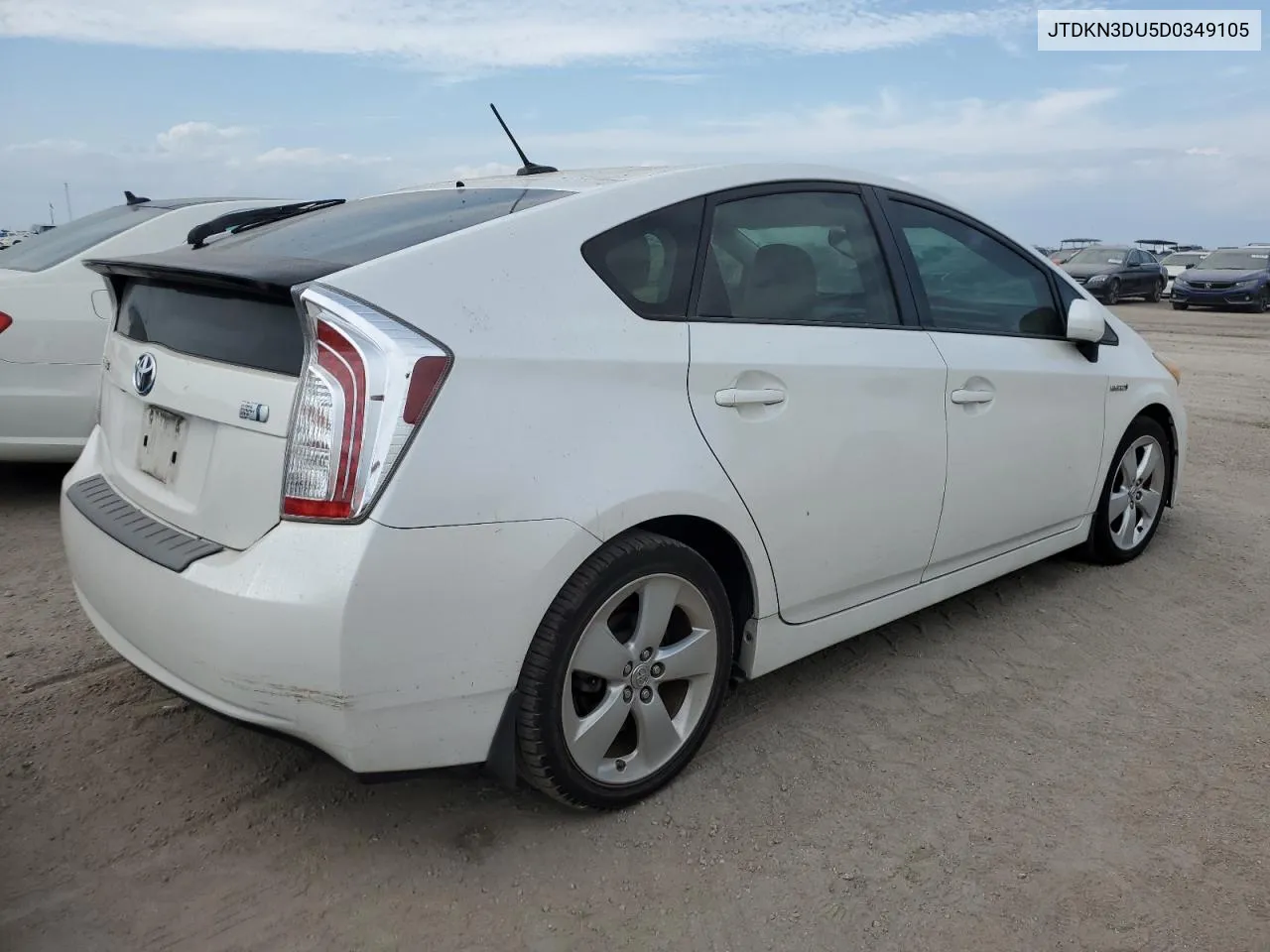 2013 Toyota Prius VIN: JTDKN3DU5D0349105 Lot: 76451004