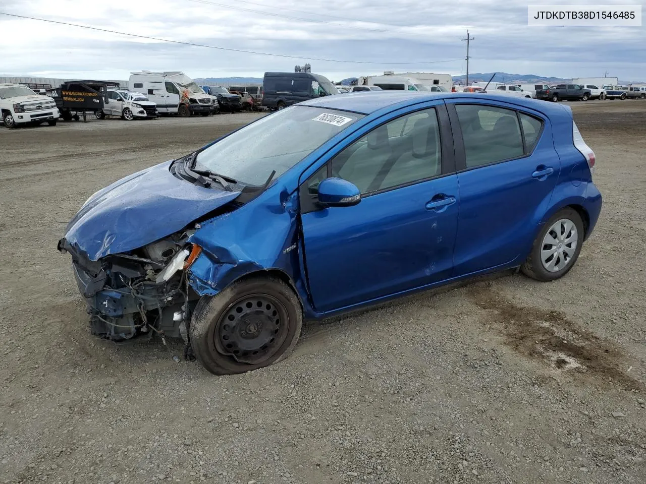 2013 Toyota Prius C VIN: JTDKDTB38D1546485 Lot: 76520874