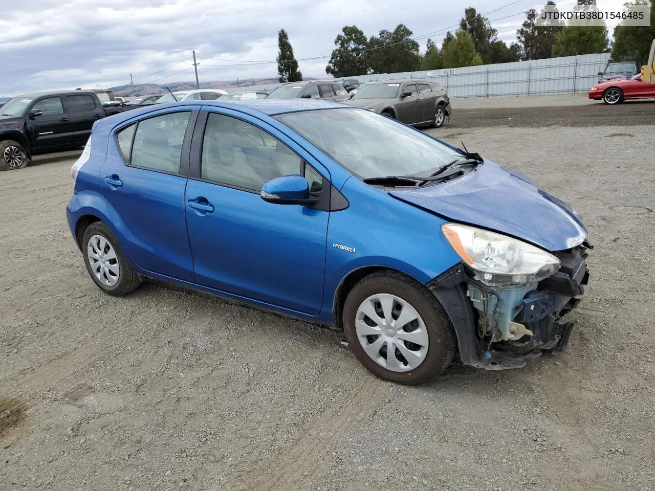 2013 Toyota Prius C VIN: JTDKDTB38D1546485 Lot: 76520874