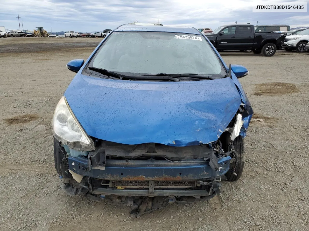 2013 Toyota Prius C VIN: JTDKDTB38D1546485 Lot: 76520874