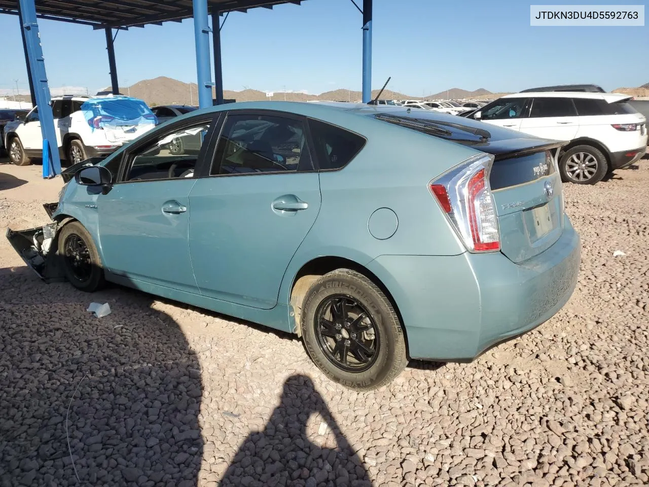 2013 Toyota Prius VIN: JTDKN3DU4D5592763 Lot: 76534614