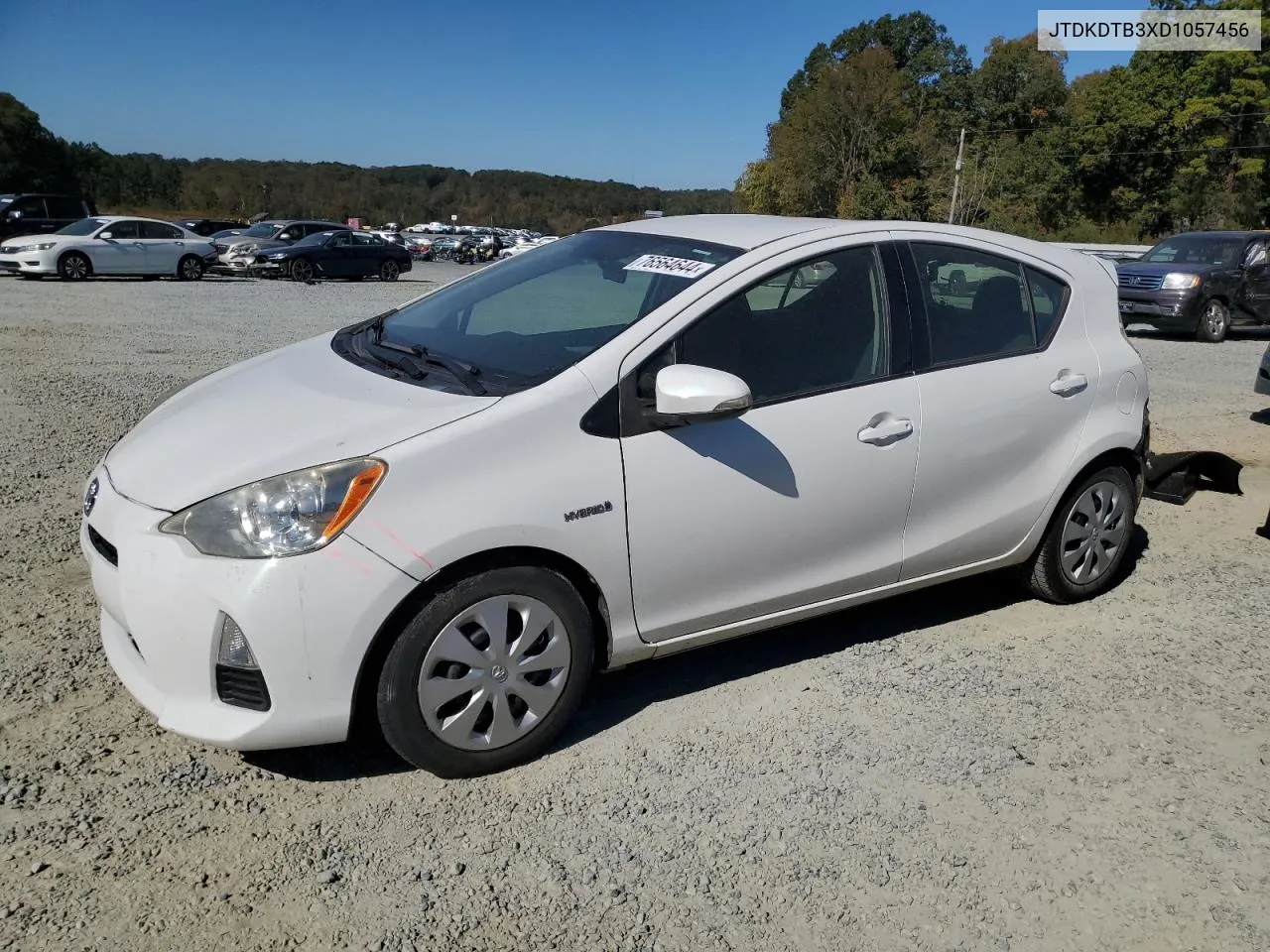 2013 Toyota Prius C VIN: JTDKDTB3XD1057456 Lot: 76564644