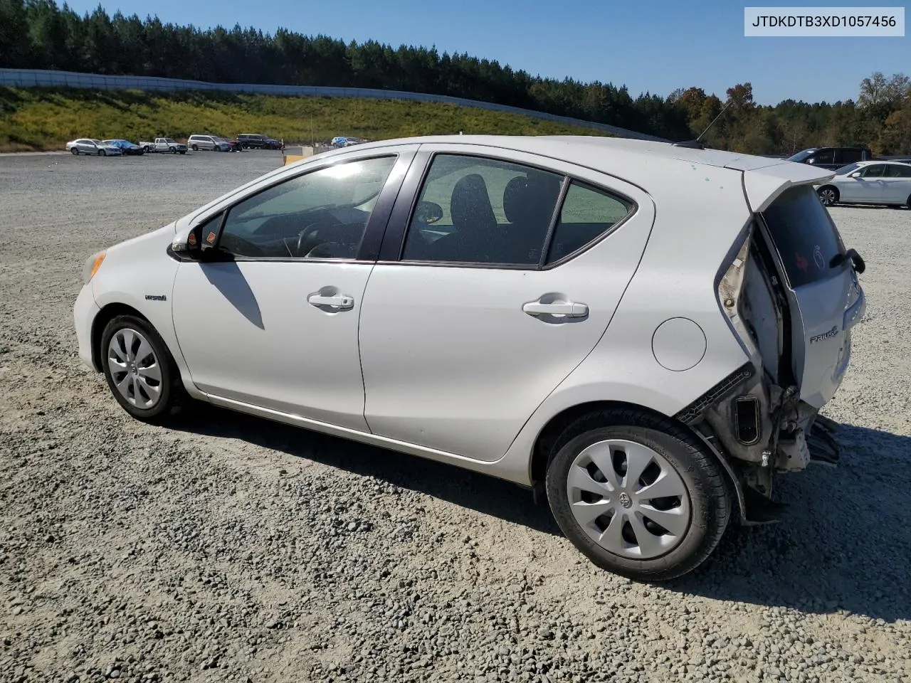 2013 Toyota Prius C VIN: JTDKDTB3XD1057456 Lot: 76564644