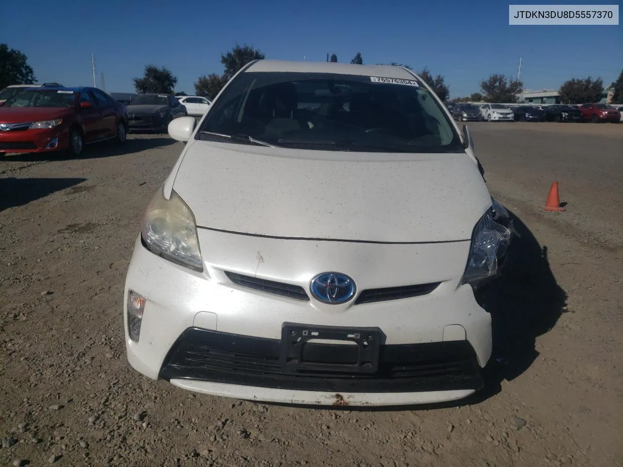 2013 Toyota Prius VIN: JTDKN3DU8D5557370 Lot: 76576354