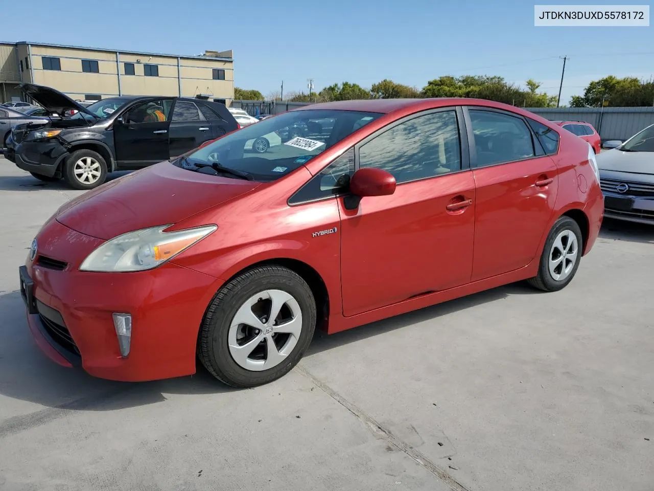 2013 Toyota Prius VIN: JTDKN3DUXD5578172 Lot: 76622964