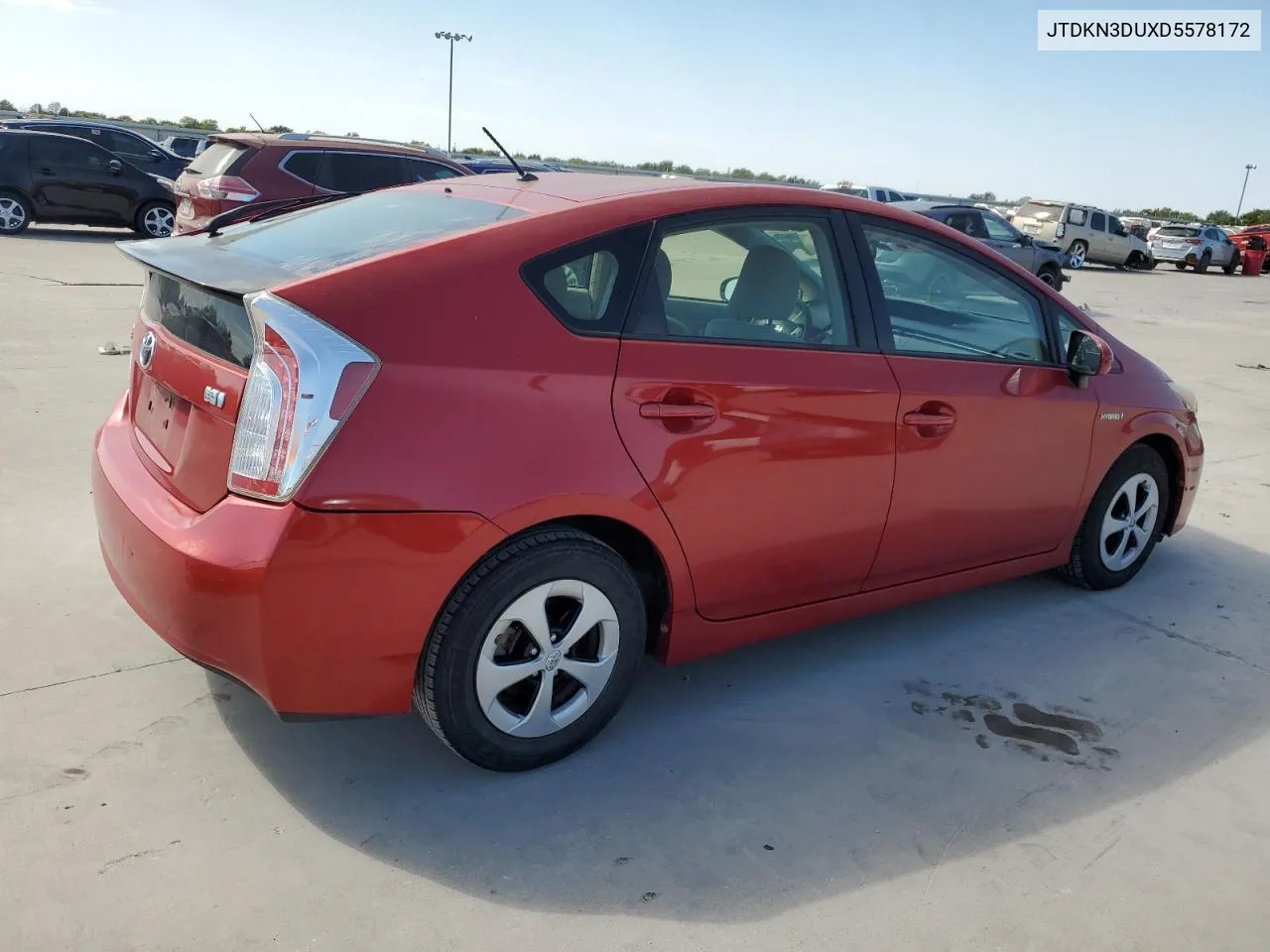 JTDKN3DUXD5578172 2013 Toyota Prius