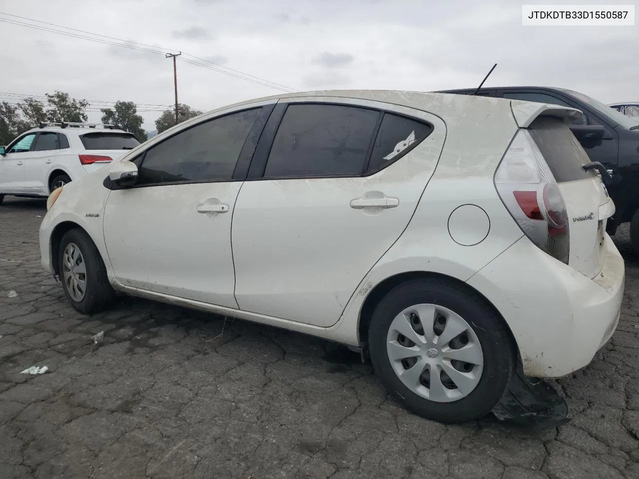 2013 Toyota Prius C VIN: JTDKDTB33D1550587 Lot: 76630704