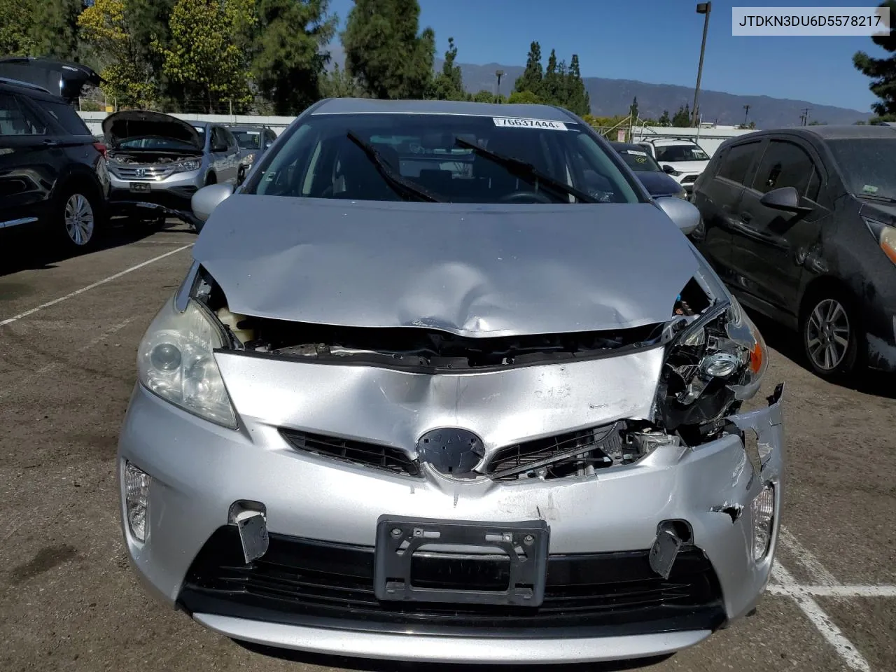 2013 Toyota Prius VIN: JTDKN3DU6D5578217 Lot: 76637444