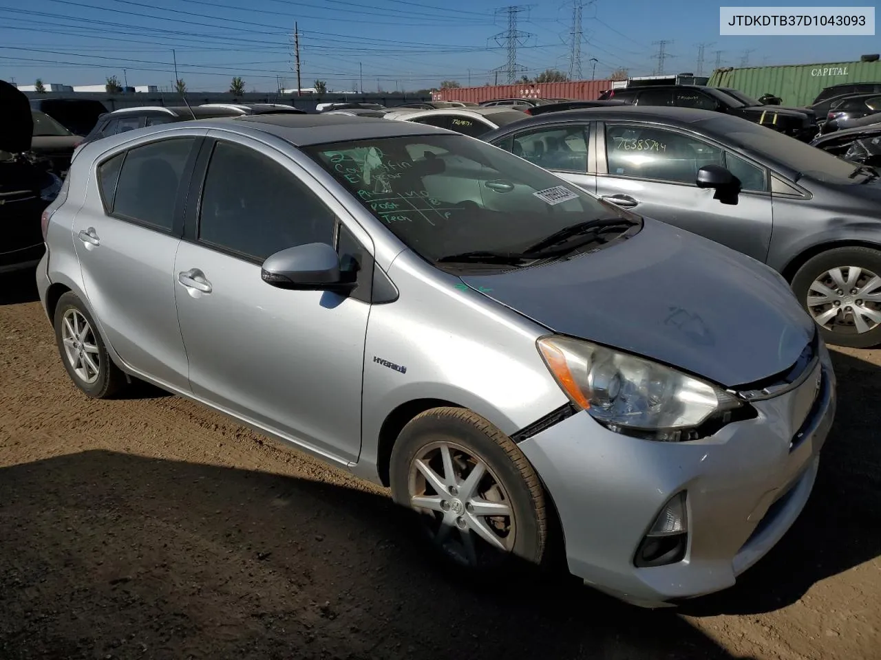 2013 Toyota Prius C VIN: JTDKDTB37D1043093 Lot: 76699224