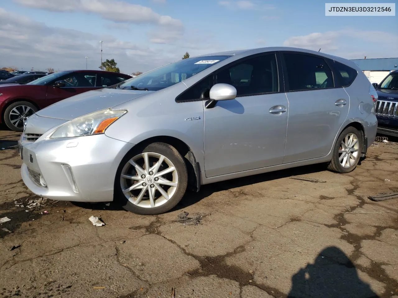 2013 Toyota Prius V VIN: JTDZN3EU3D3212546 Lot: 76738474