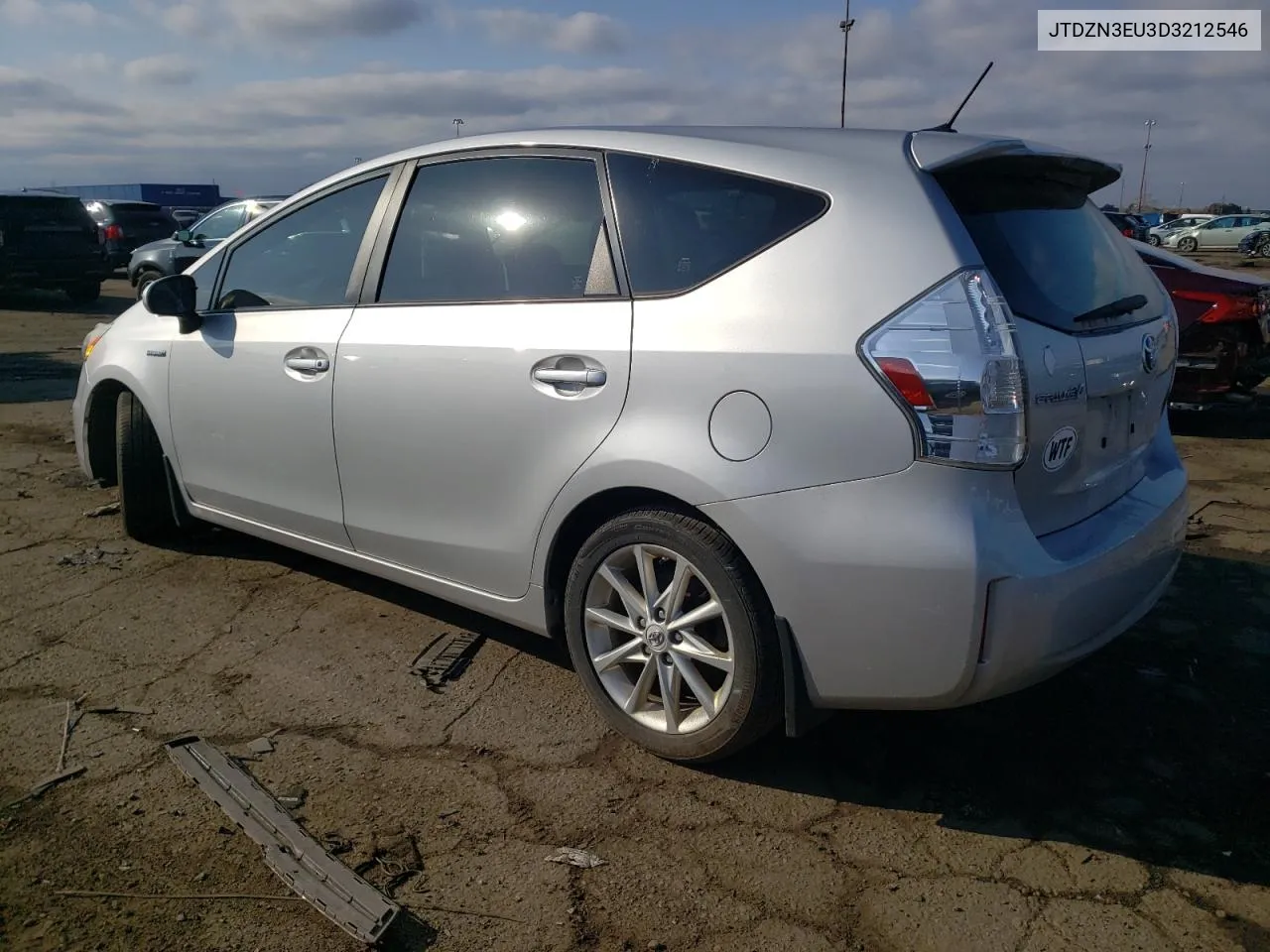 2013 Toyota Prius V VIN: JTDZN3EU3D3212546 Lot: 76738474