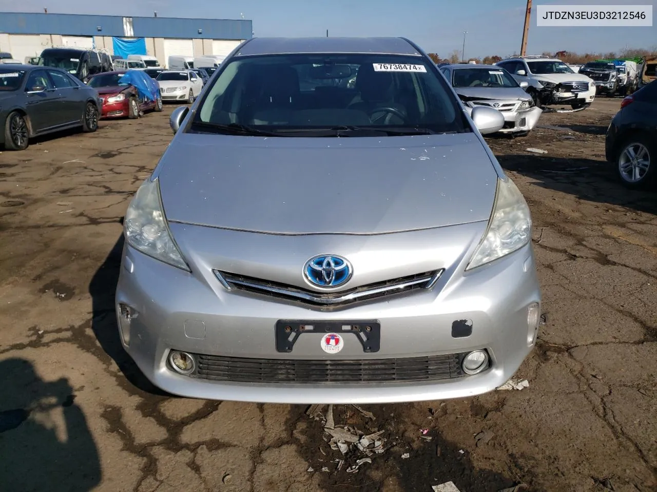 2013 Toyota Prius V VIN: JTDZN3EU3D3212546 Lot: 76738474