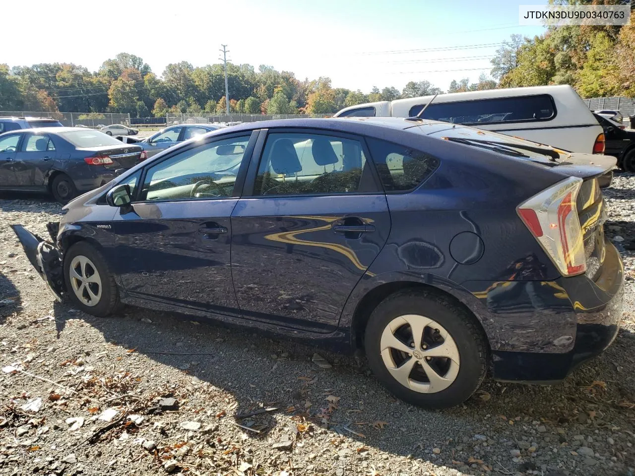 JTDKN3DU9D0340763 2013 Toyota Prius