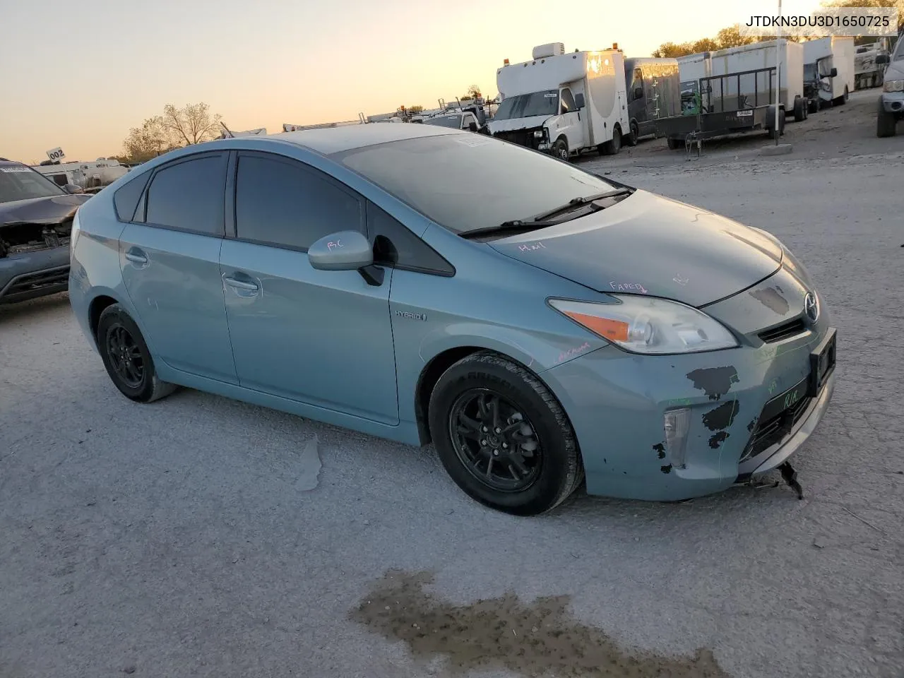 2013 Toyota Prius VIN: JTDKN3DU3D1650725 Lot: 76763374