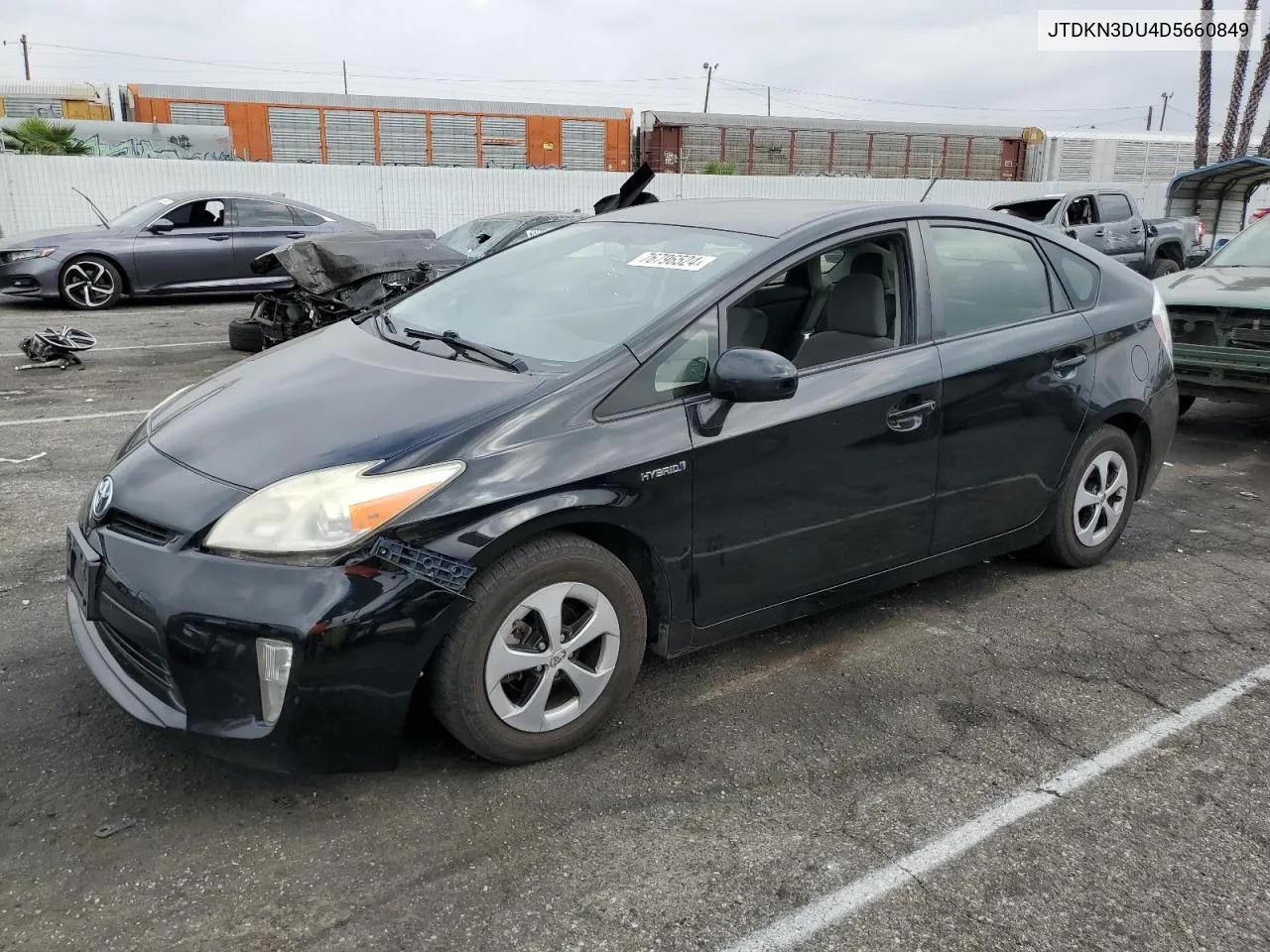 2013 Toyota Prius VIN: JTDKN3DU4D5660849 Lot: 76796524