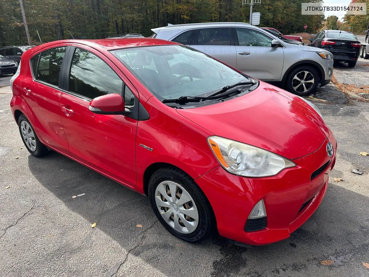 2013 Toyota Prius C VIN: JTDKDTB33D1547124 Lot: 76816224