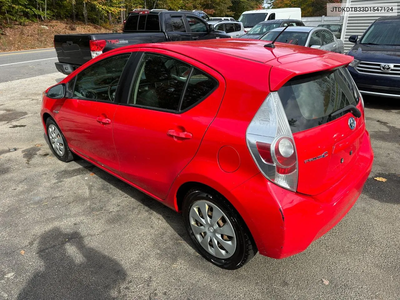 2013 Toyota Prius C VIN: JTDKDTB33D1547124 Lot: 76816224