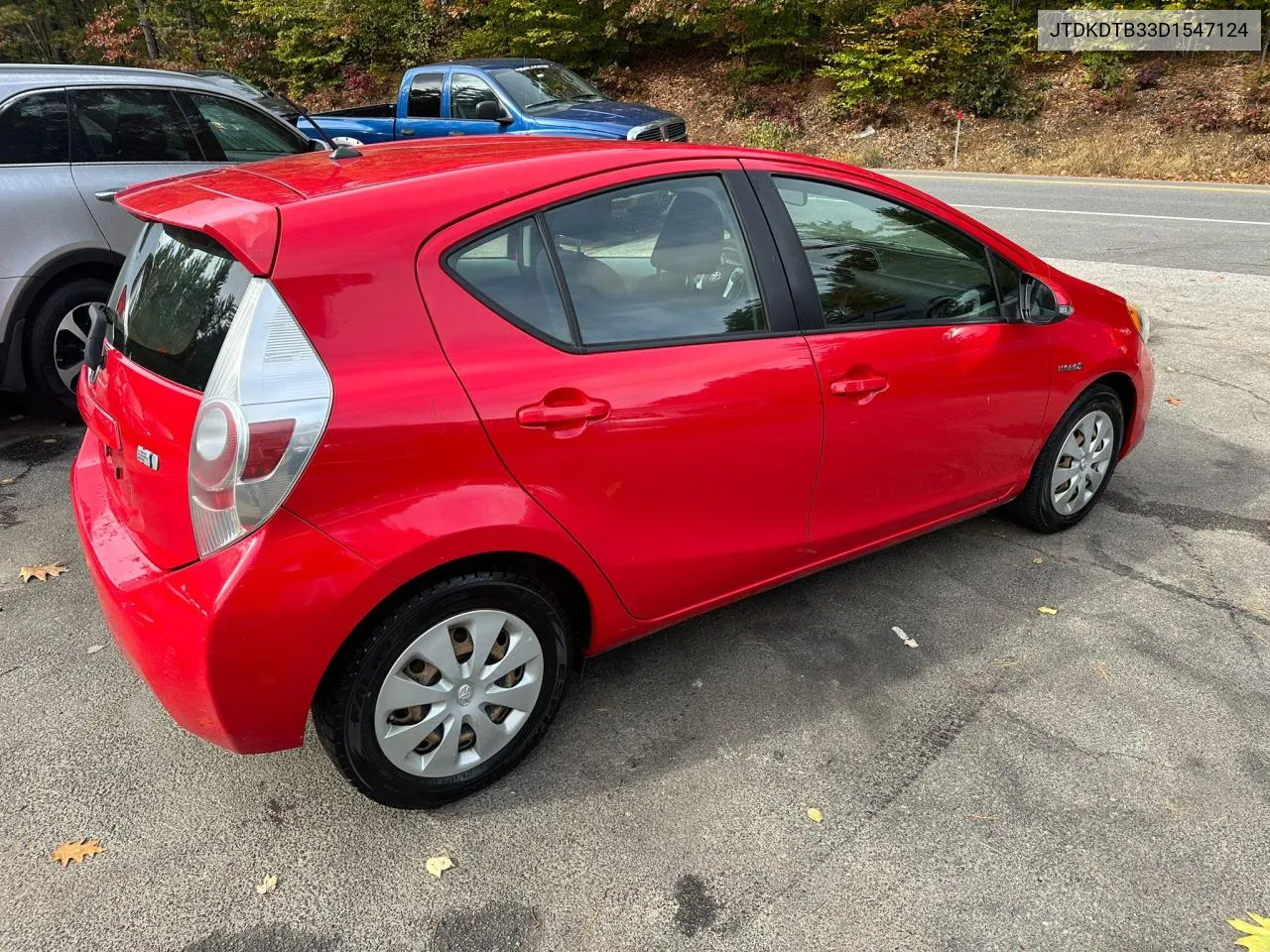 2013 Toyota Prius C VIN: JTDKDTB33D1547124 Lot: 76816224