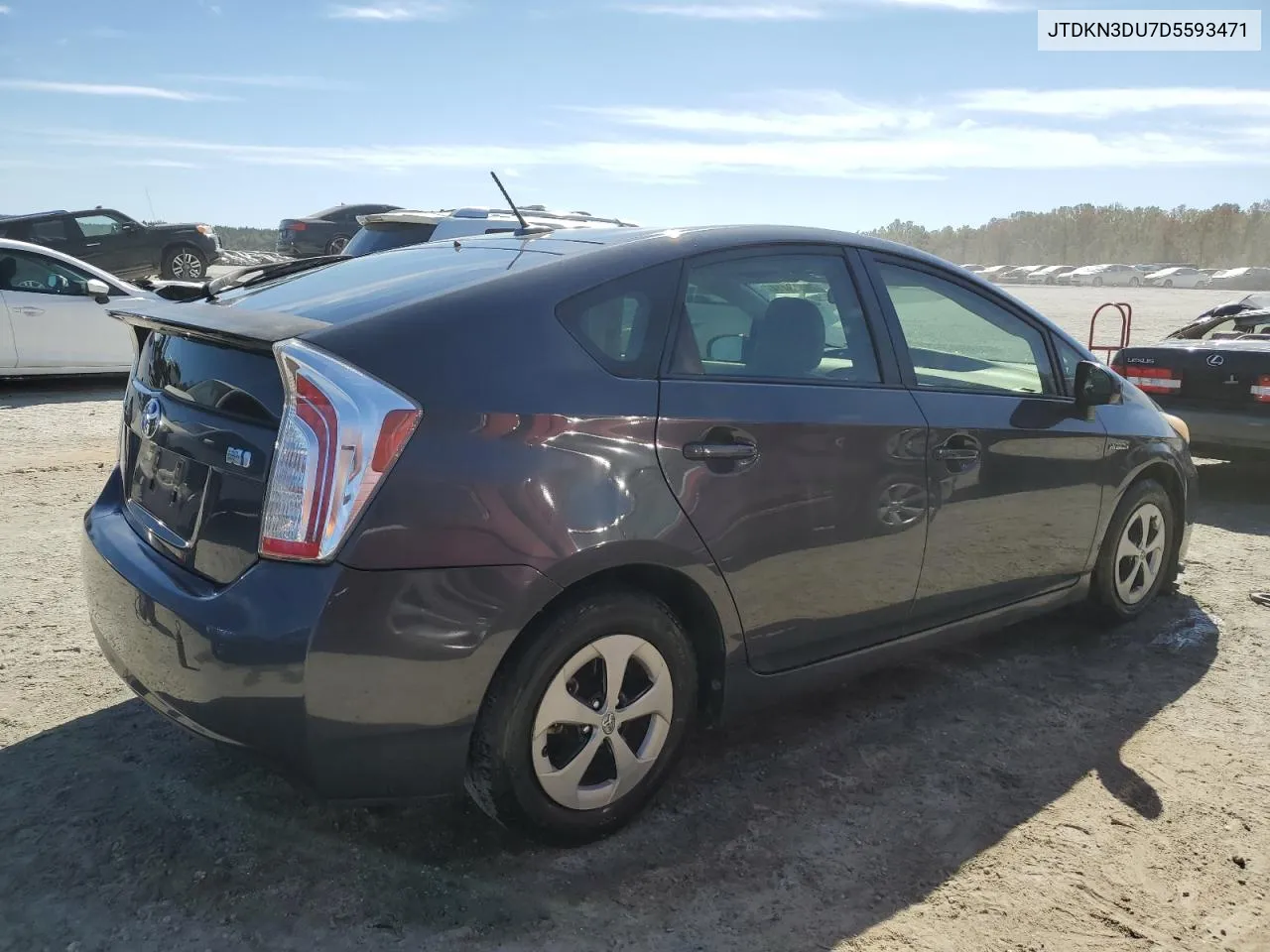 2013 Toyota Prius VIN: JTDKN3DU7D5593471 Lot: 76823414