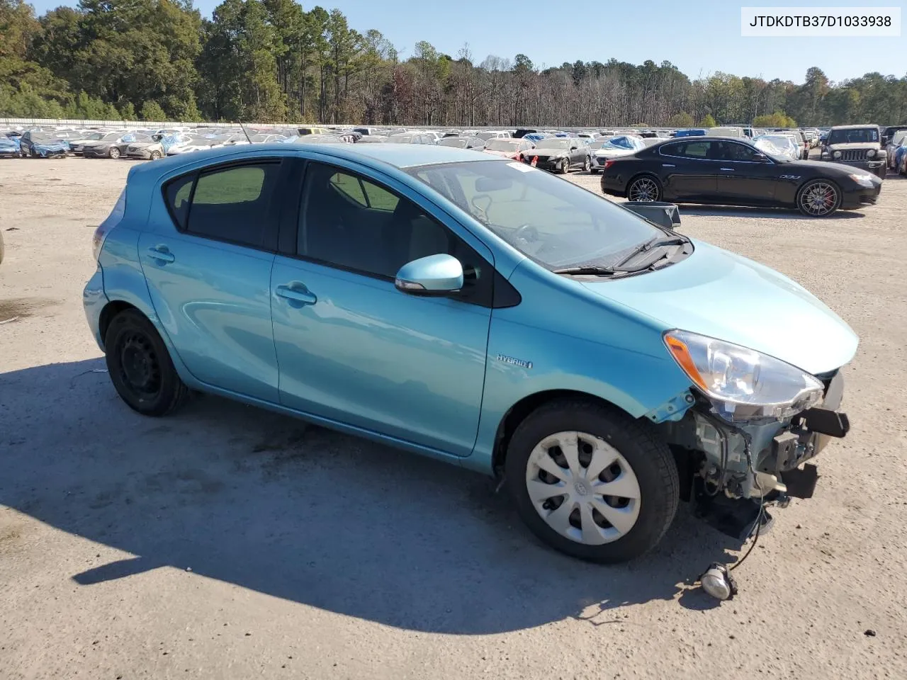 2013 Toyota Prius C VIN: JTDKDTB37D1033938 Lot: 76932084