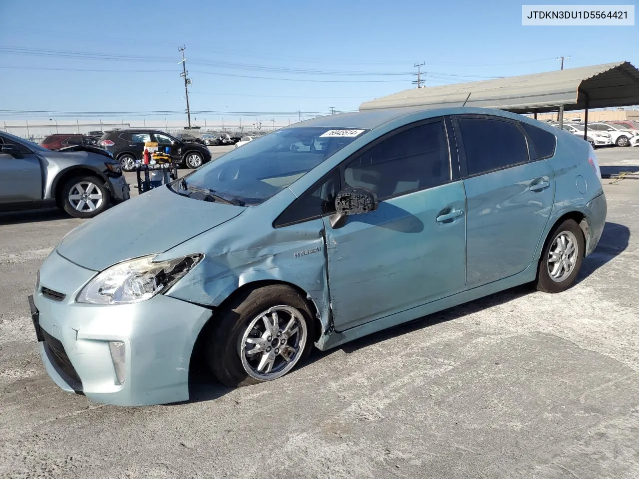 JTDKN3DU1D5564421 2013 Toyota Prius