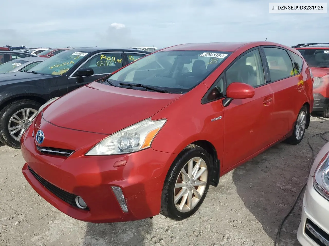 2013 Toyota Prius V VIN: JTDZN3EU9D3231926 Lot: 76958184