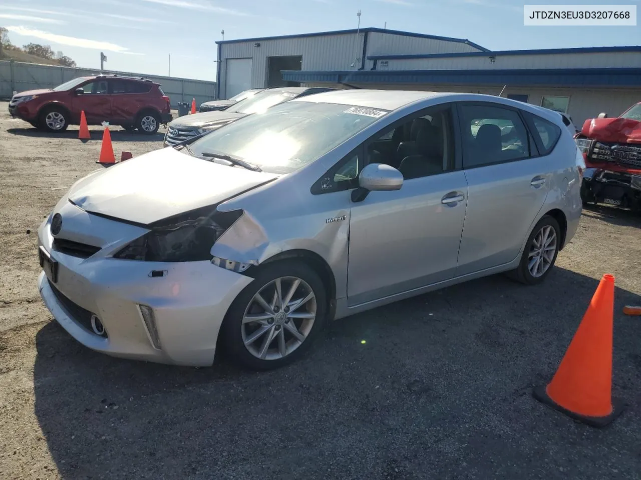 2013 Toyota Prius V VIN: JTDZN3EU3D3207668 Lot: 76970884