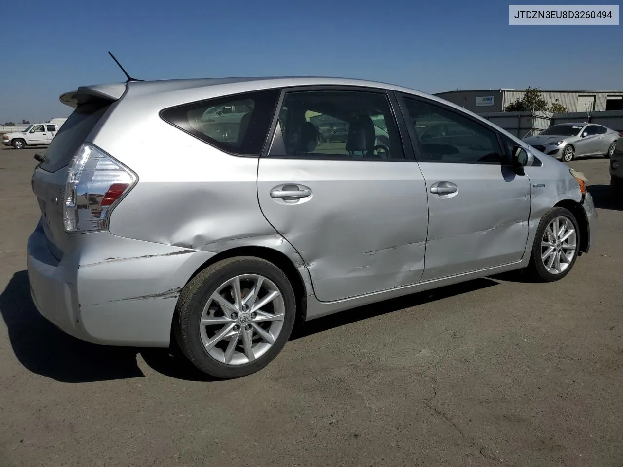 2013 Toyota Prius V VIN: JTDZN3EU8D3260494 Lot: 77019484