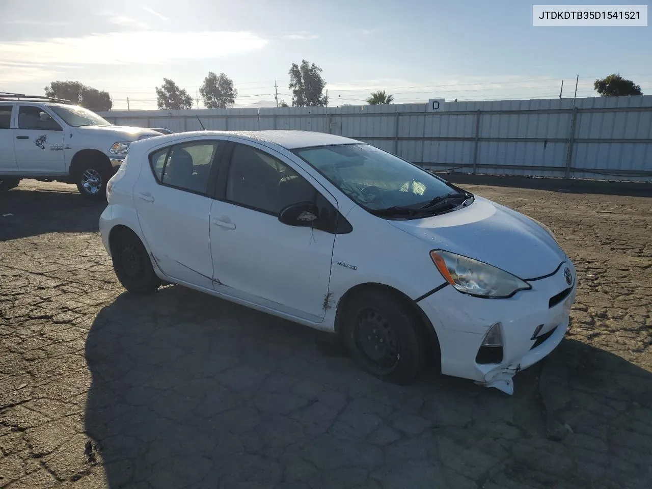 2013 Toyota Prius C VIN: JTDKDTB35D1541521 Lot: 77042464