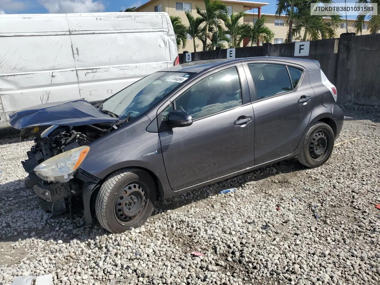 JTDKDTB38D1031583 2013 Toyota Prius C