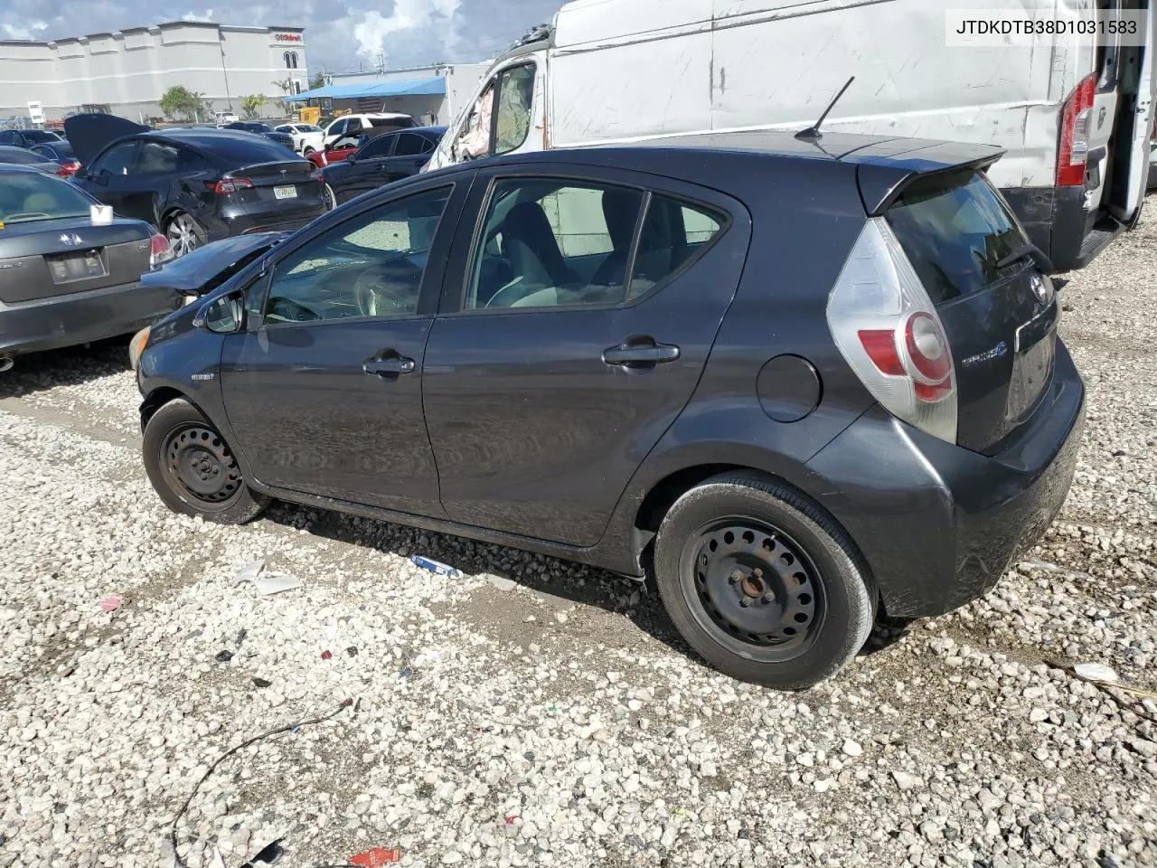 2013 Toyota Prius C VIN: JTDKDTB38D1031583 Lot: 77104894