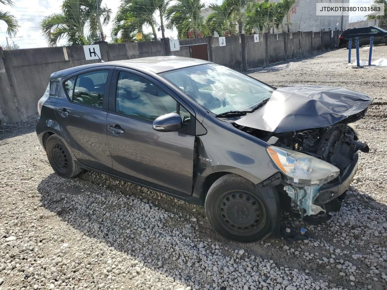 JTDKDTB38D1031583 2013 Toyota Prius C