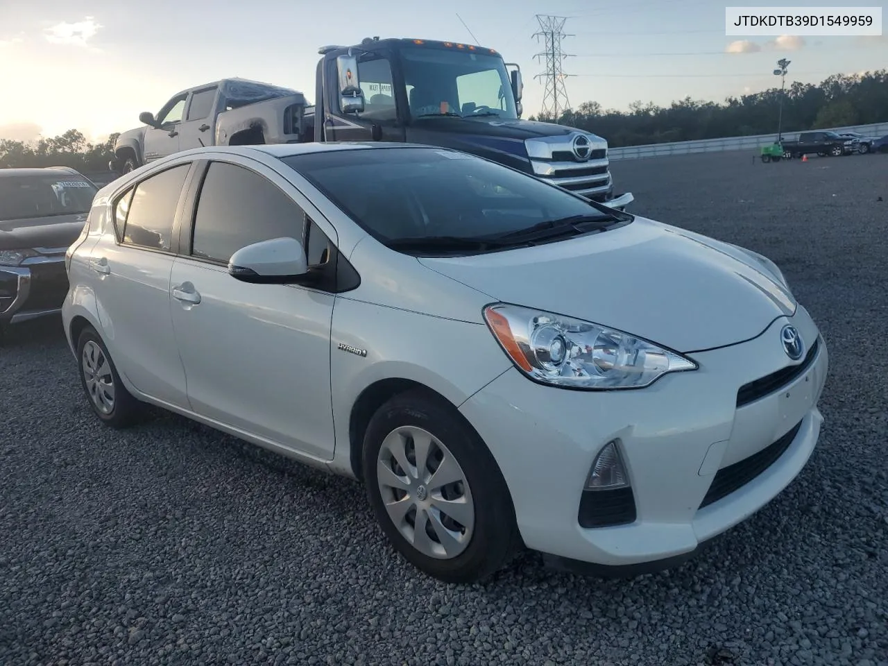 2013 Toyota Prius C VIN: JTDKDTB39D1549959 Lot: 77124804