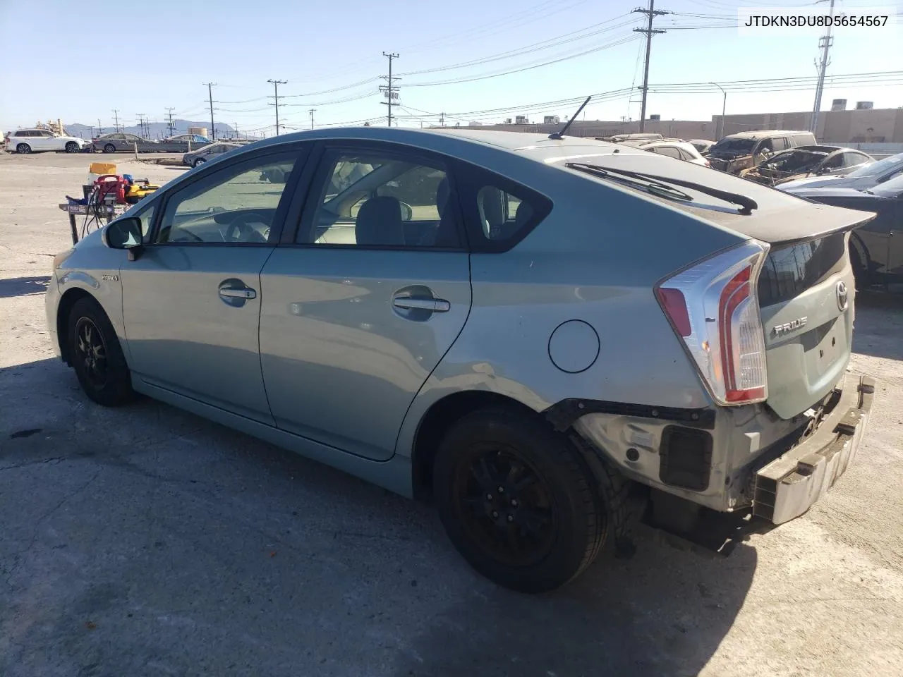 2013 Toyota Prius VIN: JTDKN3DU8D5654567 Lot: 77170684