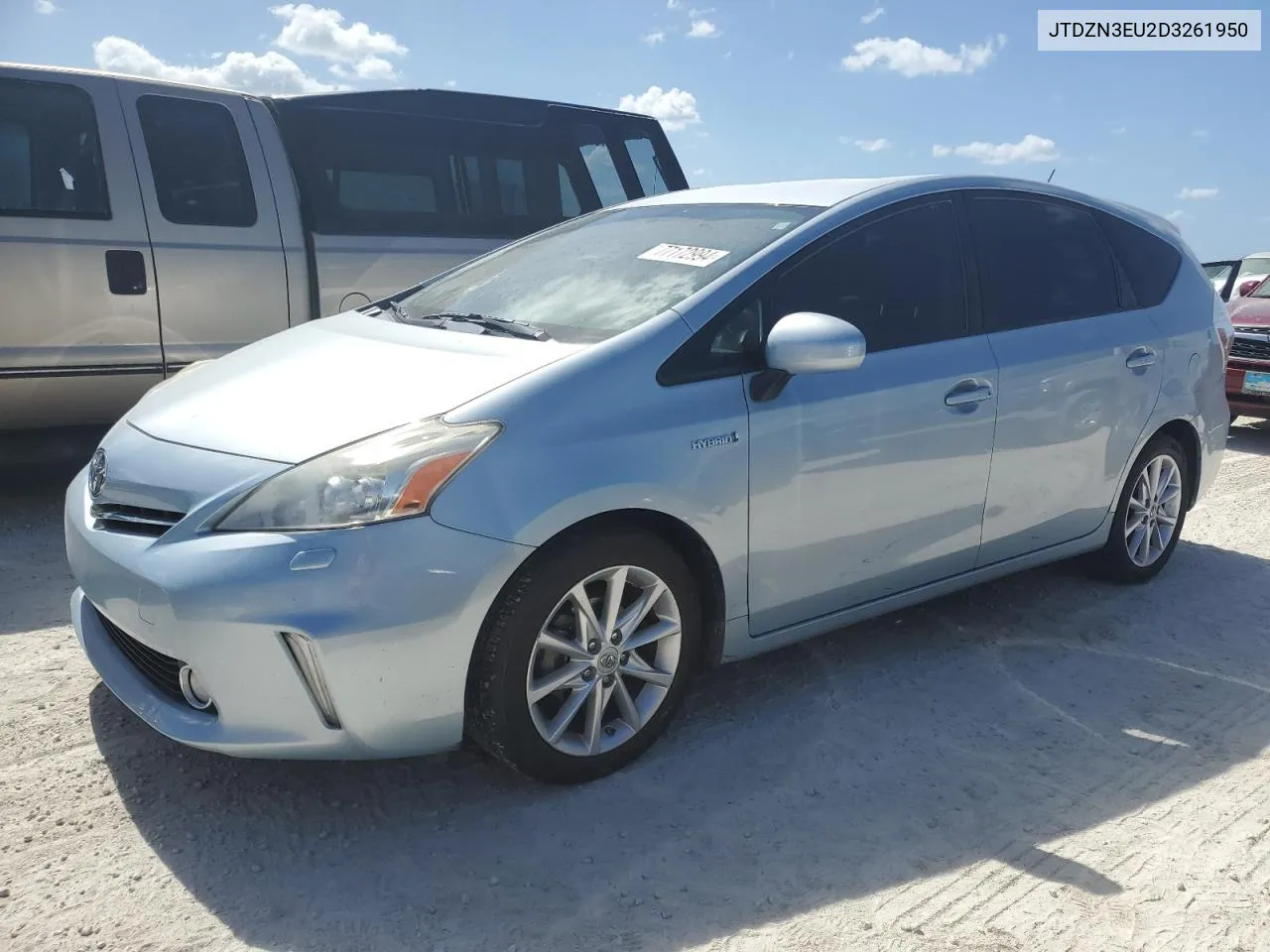 2013 Toyota Prius V VIN: JTDZN3EU2D3261950 Lot: 77172994