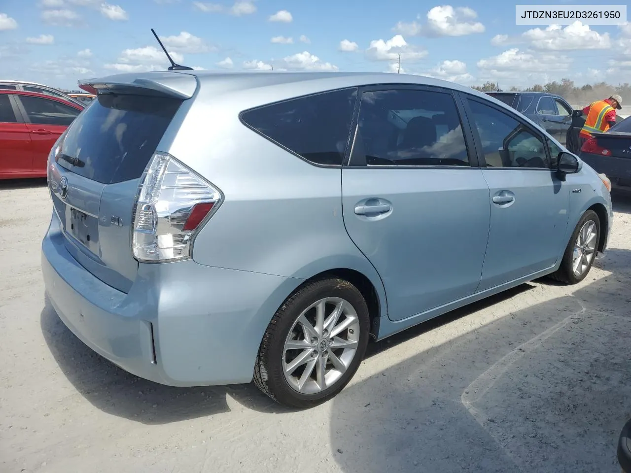 2013 Toyota Prius V VIN: JTDZN3EU2D3261950 Lot: 77172994