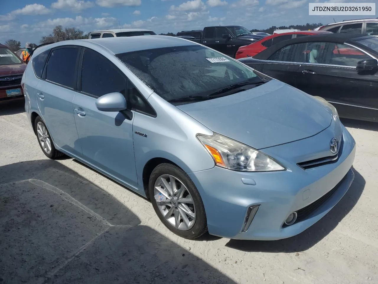 2013 Toyota Prius V VIN: JTDZN3EU2D3261950 Lot: 77172994