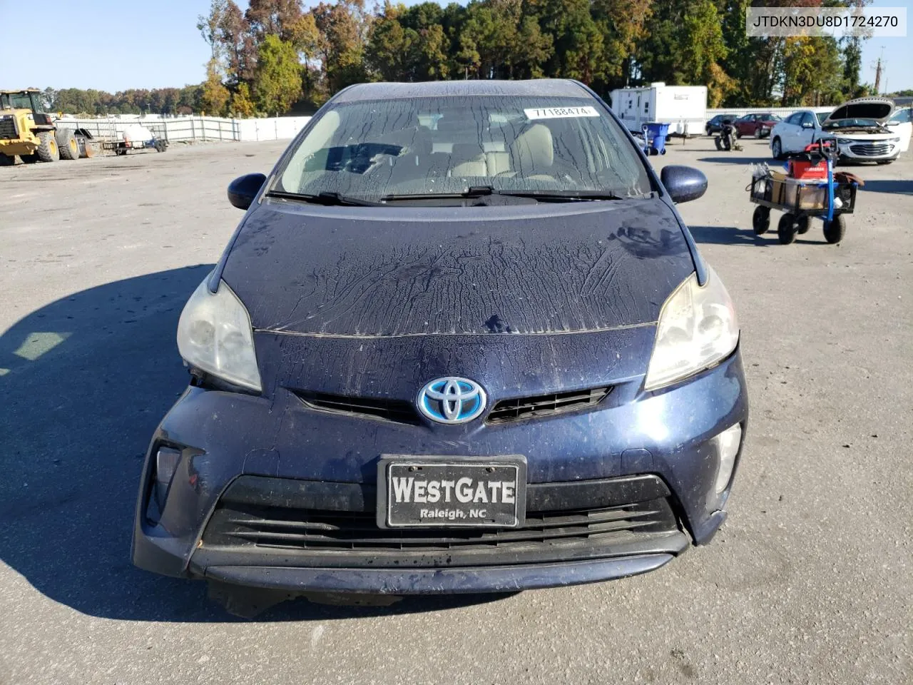 2013 Toyota Prius VIN: JTDKN3DU8D1724270 Lot: 77188474