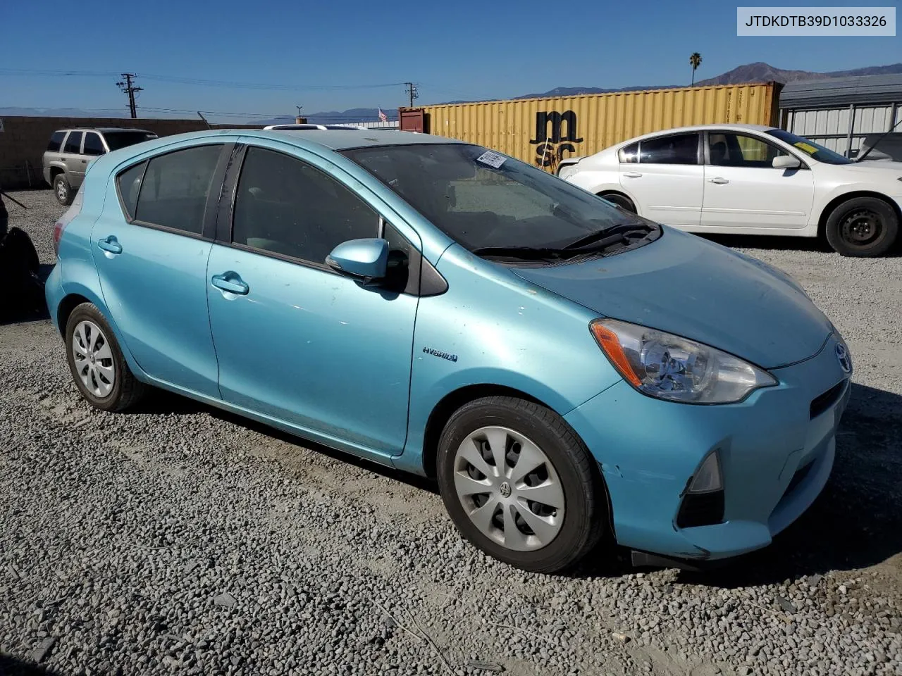 JTDKDTB39D1033326 2013 Toyota Prius C