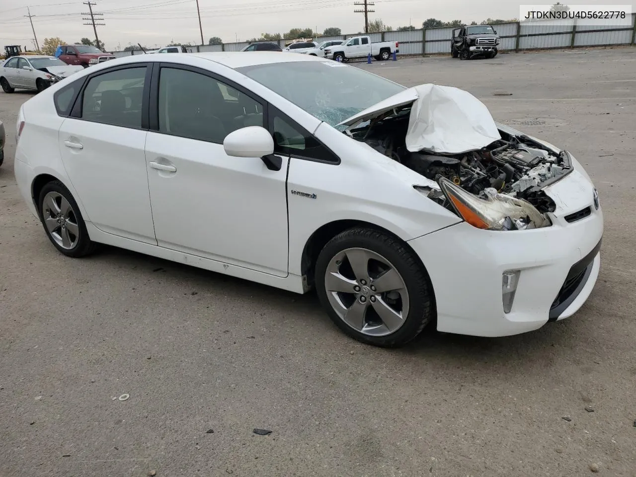 2013 Toyota Prius VIN: JTDKN3DU4D5622778 Lot: 77432874