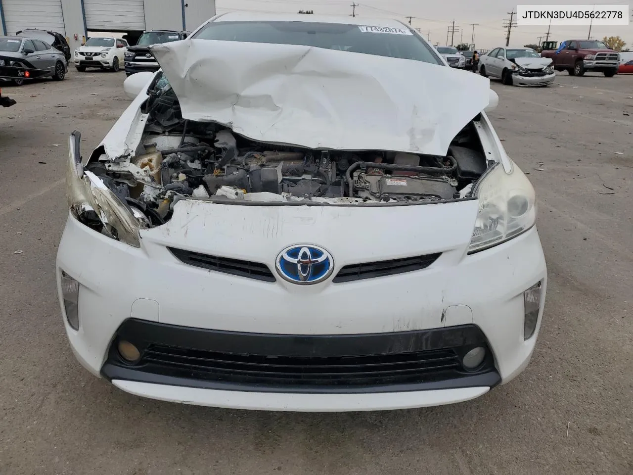 2013 Toyota Prius VIN: JTDKN3DU4D5622778 Lot: 77432874