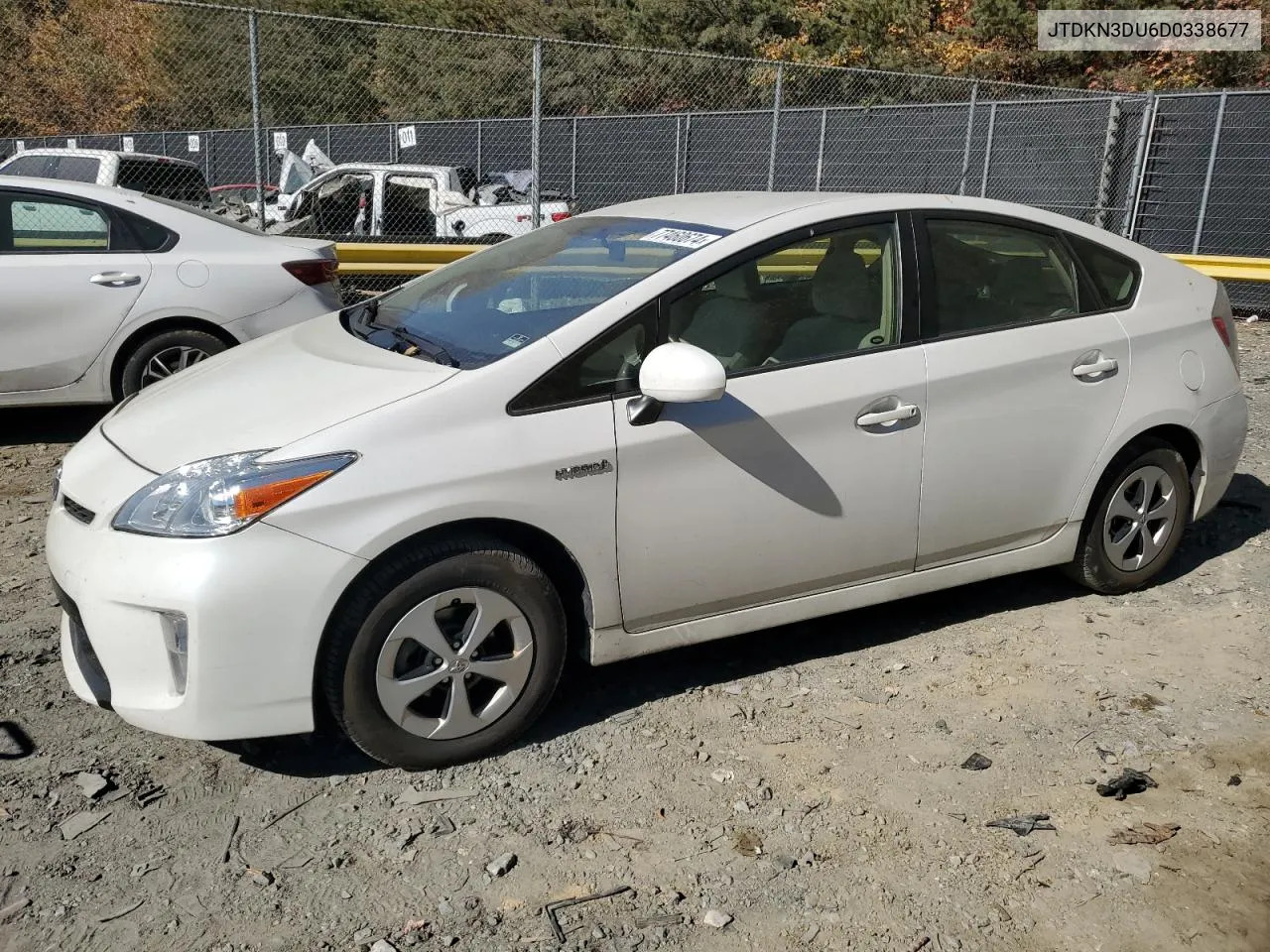 2013 Toyota Prius VIN: JTDKN3DU6D0338677 Lot: 77460674