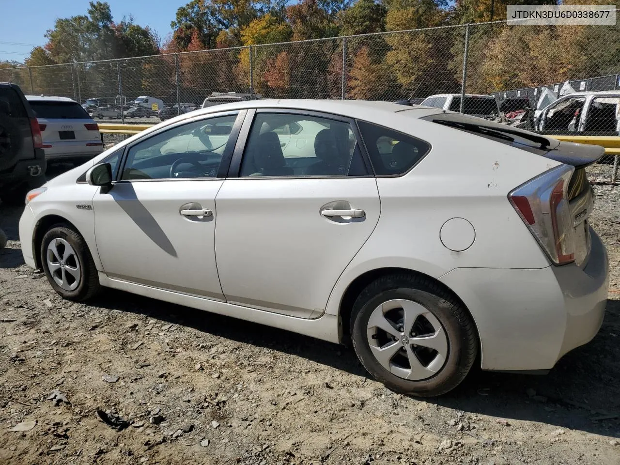 2013 Toyota Prius VIN: JTDKN3DU6D0338677 Lot: 77460674