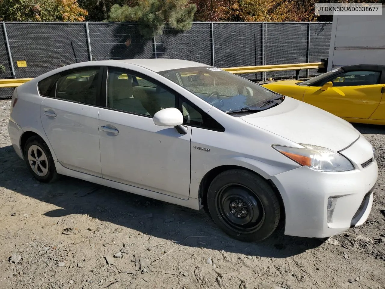 2013 Toyota Prius VIN: JTDKN3DU6D0338677 Lot: 77460674