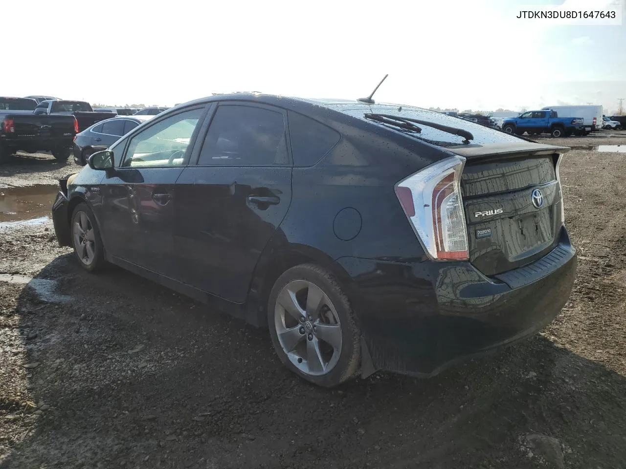 2013 Toyota Prius VIN: JTDKN3DU8D1647643 Lot: 77495744